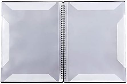 A4 60Pages Music File Folder Modify Piano Score Mark Music Clef Sheet, Storage Documents Holder Bag, Blank Plastic Concert Choral Folder