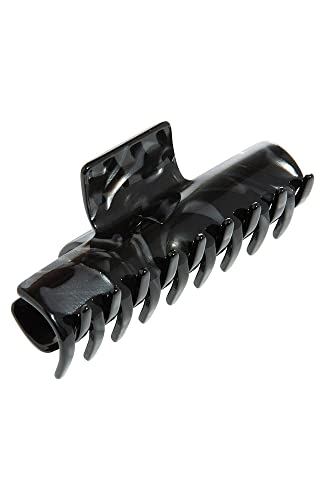 Mâchoire de tube noir grand modèle pince crabe cheveux volumineux
