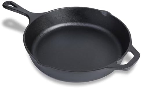Fresh Australian Kitchen 12" Cast Iron Skillets Nonstick - Pre Seasoned Frying Pan Cookware Pan for Cooking - Thumbnail 3