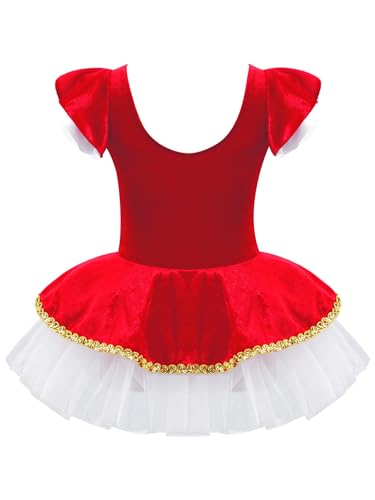 Disfraz completo para niña Ringmaster Circus 4T rojo miniatura 2