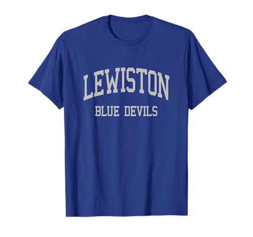 Lewiston High School HS Lewiston ME Retro Sports T-Shirt