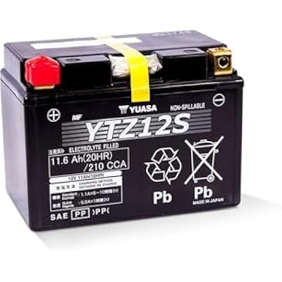 Yuasa YUAM7212A YTZ12S Factory Activated YTZ High Performance AGM Battery