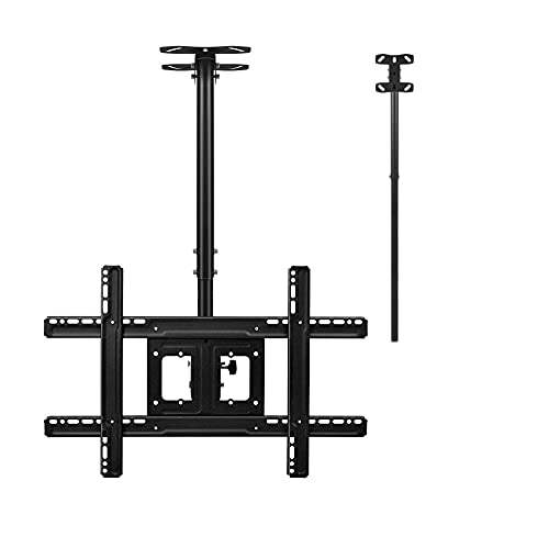 Support TV mural et plafond gain de place hauteur réglable pour écran 50kg