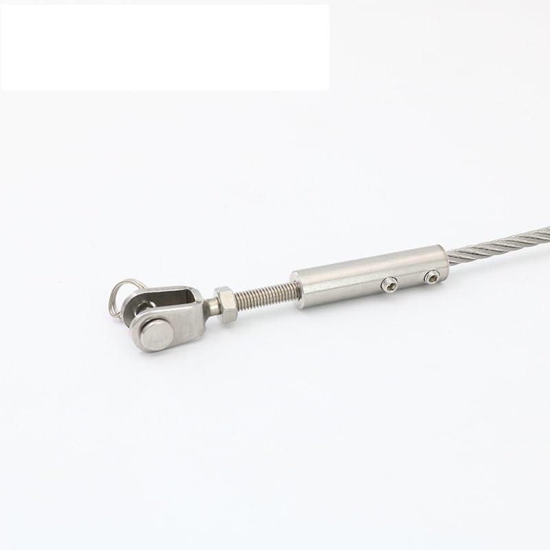 Morsetti per Filo Stendibiancheria Cavo for ringhiera in Acciaio, Forcella da 3 mm, Tensione della ganascia Morsetti Stendibiancheria