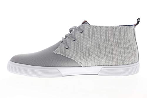 Ben Sherman Men's Bradford Chukka Sneaker, Grey Nylon/Cotton, 8.5 #TOP4