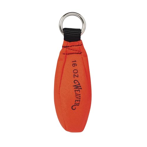 Weaver Arborist 16 oz Throw Weight Bag for Tree Climbing, Rigging & Rope Setup, Tear-Resistant Arborist Nylon Throw Bag for Tree Work, Blaze Orange by WEAVER ARBORIST - Used condition - US$14.88