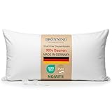Brönning 3 Kammer Daunenkissen 40x80 - Made in Germany | Kopfkissen Daune und...