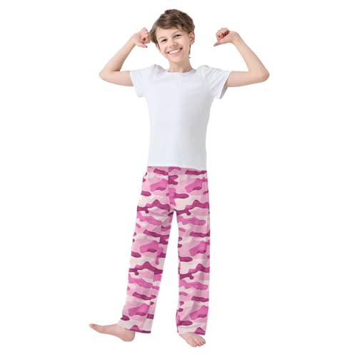 ALAZA Camouflage Cartoon Pajama Lounge Pants Long Sleep Pajama Bottoms with Pockets3