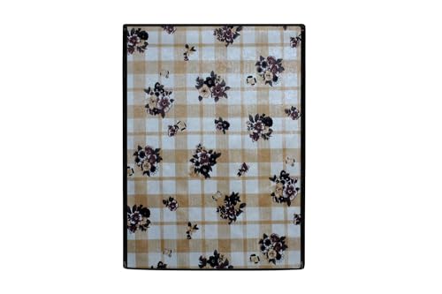 Image of Stylista Waterproof Front Load Washing Machine Cover Compatible for Haier 8 kg, Geometric Pattern Beige