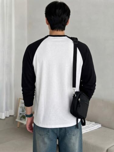Image of Men's Polycotton Round Neck T-Shirt | Full Sleeve Casual T-Shirt for Men | Soft, Breathable Regular Fit for Everyday Wear