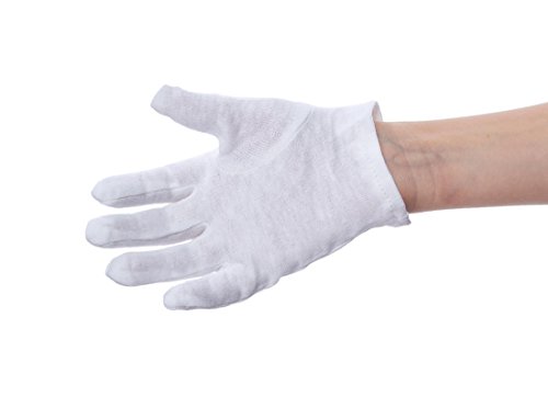Drum Major Childrens White Cotton Gloves (White, 13-16)3
