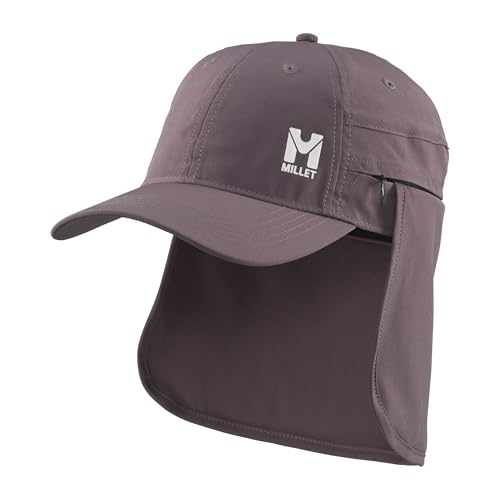 MILLET Casquette Randonnée Trekker II Protection UV (FR/ES, Alpha/Lettres, M, Gris)