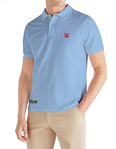 Polo Croix de Bourgogne Espagne en bleu d'excellence taille XXL
