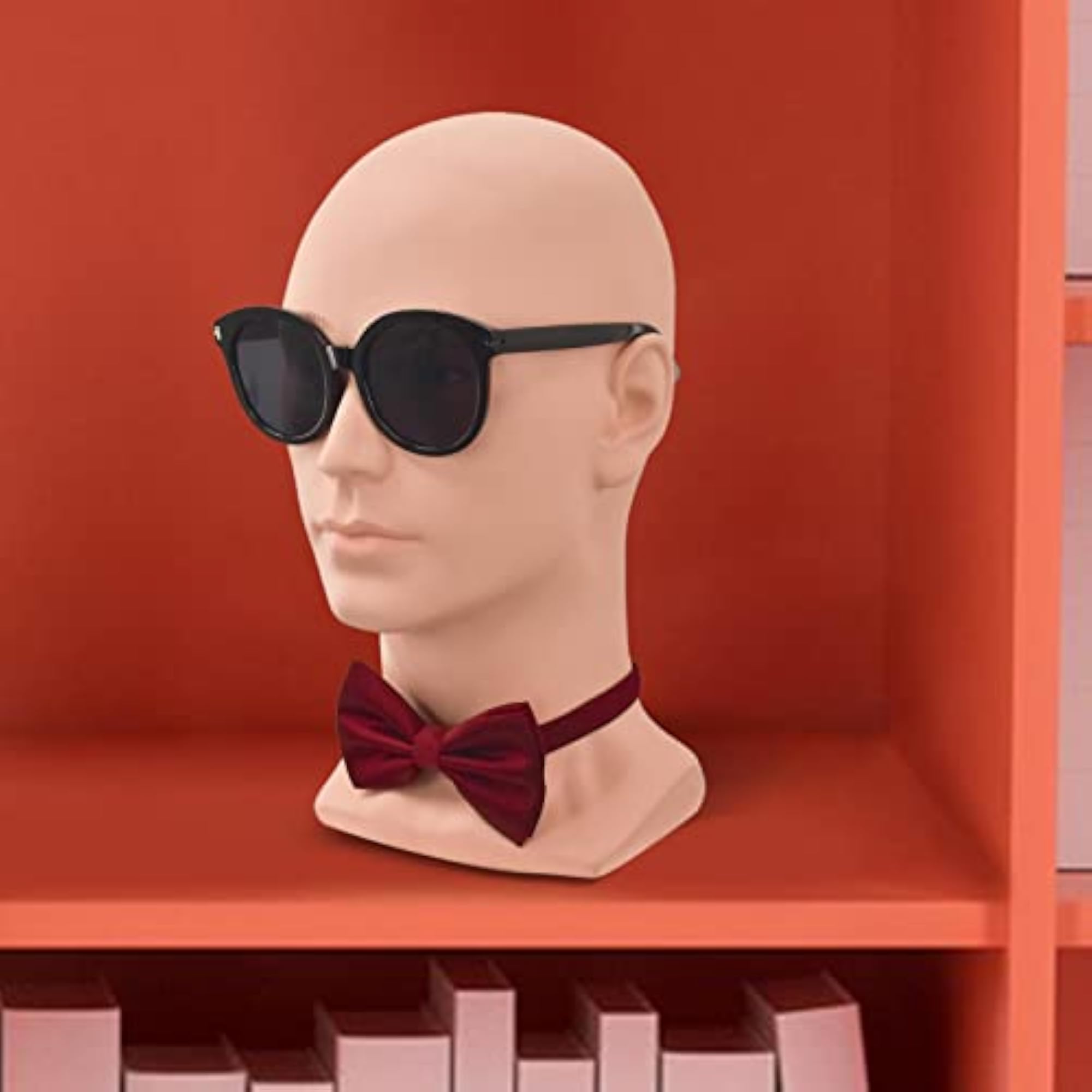Male Mannequin Head Model for Jewelry Display