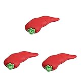 3 pcs Chilli Memory Stick Cartoon Memory Thumb Food Pen Drive USB Flash Drive USB 2.0 Flash Drive USB 2.0 Memory Stick U Disk Driver Earth Tones 8G Red Chili