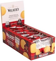 Walker's Shortbread Highlander Cookies, Twin Pack Biscuits, 40g, 18x2Pk