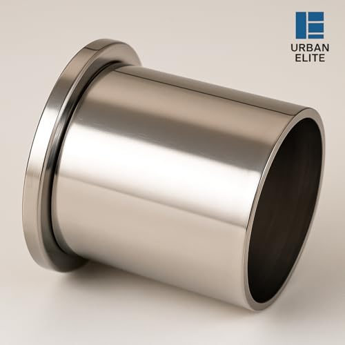Image of Urban Elite Heavy Curtain Bracket | Wall to Wall Bracket for 1inch Stainless Steel Curtain Rod and Wardrobe Rod Suitable for 25mm Curtain Pipe(Steel, White, Silver)- 4pcs