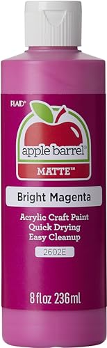 Apple Barrel Acrylic Paint in Assorted Colors (8 oz) K2602 Bright Magenta-Pack of 1