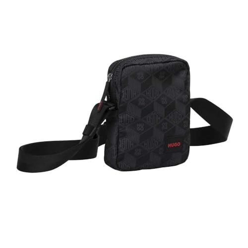 Image of HUGO Men's Ethon 2.0M NS Zip Reporter_With_Zip, Black, One Size