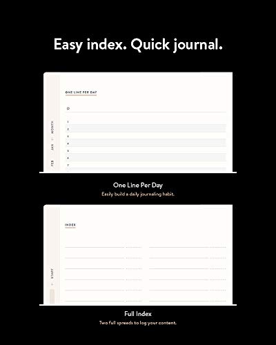 Baronfig Clear Habit Journal: Build Better Habits to Reach Your Goals (Flagship, 5.4 x 7.7", Black, 224 pages)