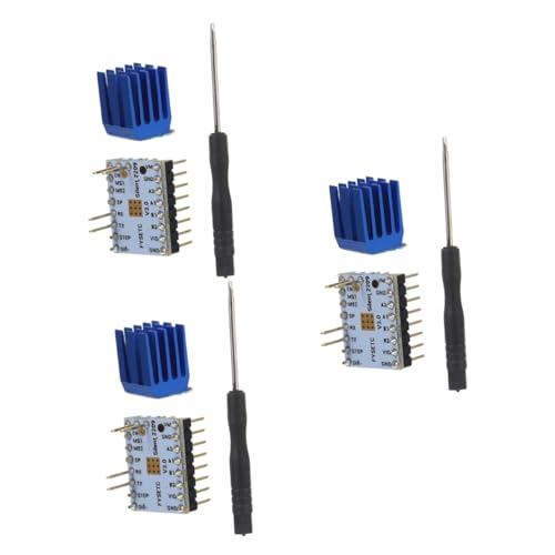 Mobestech 3pcs Stepper Motor Driver Peak Driver Ultra-silent for Printer Parts Quiet Compatible Printer Parts