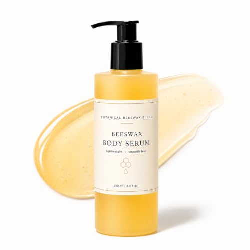 TFITWL Bees Body Serum for Crepey Skin, Waterless Body Oil Moisturizer with Castor Avocado Coconut Oil & Beeswax Radiant-Looking Skin for All Skin (Yellow)