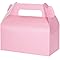 Amazon.com: UnicoPak 30 Pack Pink Gable Treat Boxes, Party Favor Boxes ...