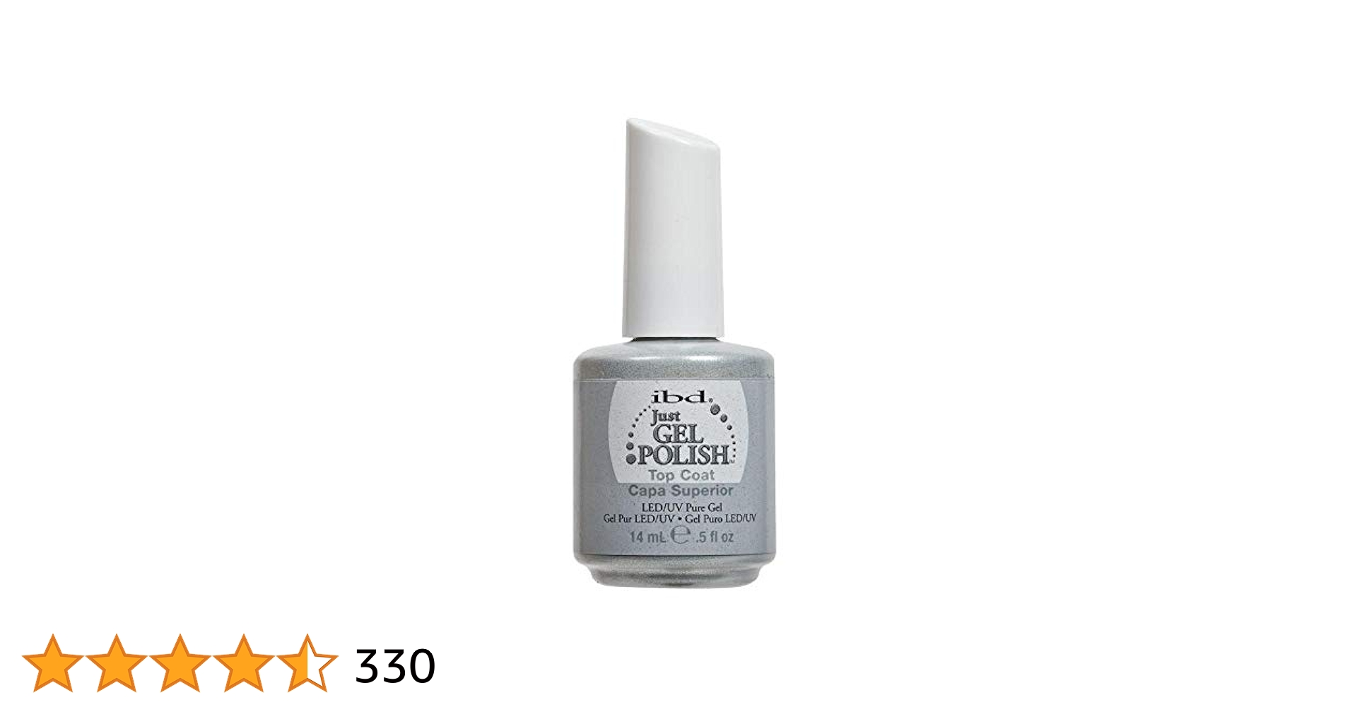 Amazon.co.jp: IBD ジャストジェル トップコート14ml UV/LED