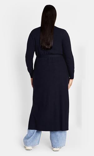Image of City Chic Plus Size Cardigan - Goldie Longline
