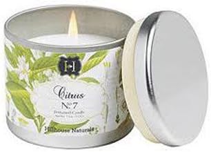 Citrus No. 7 Large Tin Candle by Hillhouse Naturals, 11 oz