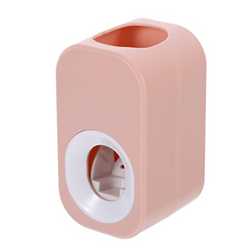 OATIPHO Spremi-dentifricio Automatico in Plastica, Rullo per Tubi Compatto e Pratico, Dispenser da Parete senza Fori, Erogazione Uniforme per Dentifricio e Creme, Accessorio Bagno per Uso