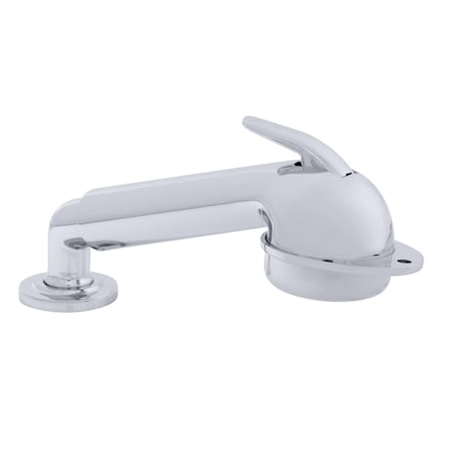 Ambassador Marine Deck-Mount Sprayer- Large Marine Sprayer with Elbow - Chrome 134-0008-CP-W