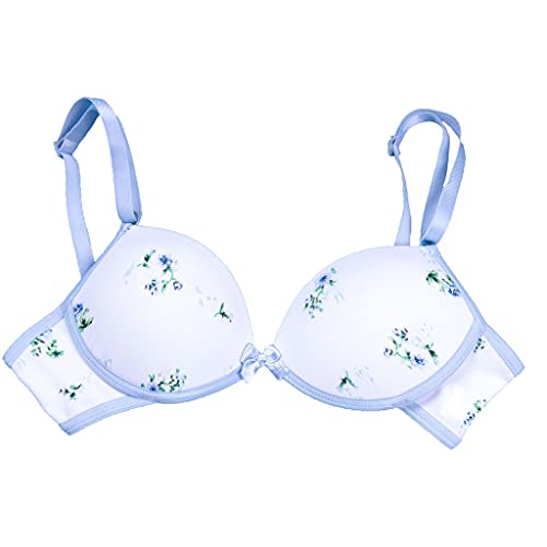 Kit 5 Sutiã Menina Moça Juvenil Estampado Com Bojo Atacado P - 30