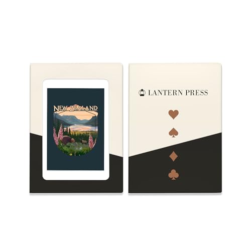 Baraja de cartas Lantern Press Póker 52 piezas miniatura 4