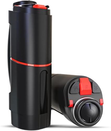 CRFDOLBD Portable Tool, Multifunctional Men's Fitness Training Equipment, Multi-Frequency Telescopic Rotation, Visual Window(Color:A)