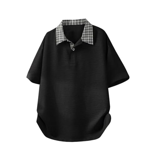 Camisas de manga corta para hombre con diseño oversize y tejido transpirable