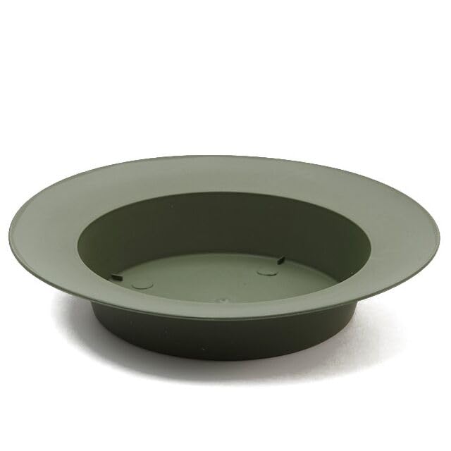 Floralcraft® Dark Green Round Designer Bowl (Pack of 2) For Holding Wet Floral Foam, Floral Arrangements and Displays, DIY Arrangements