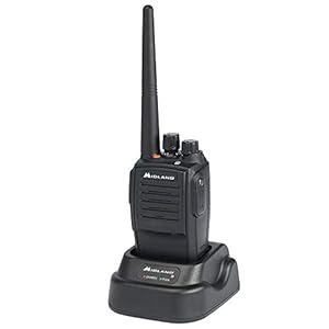 Midland – MB400 – Business Two-Way Radio – Easy to Program – Long-Range 16 Channels Coverage for up to a 350,000 Square Foot Warehouse Construction Hospitality and Event Management – IP67 Waterproof