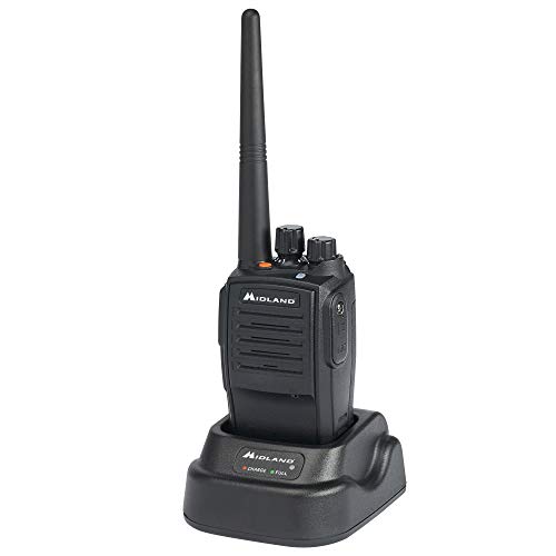 Midland – MB400 - Business Two-Way Radio - Easy to Program - Long-Range 16 Channels Coverage for up to a 350,000 Square Foot Warehouse Construction Hospitality and Event Management - IP67 Waterproof