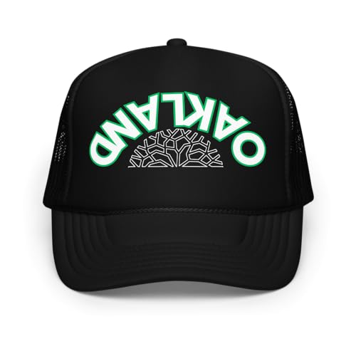 Oakland Upside Down Trucker Hat Verde miniatura 1