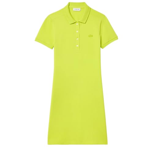 Image of Lacoste Women's Slim Fit Stretch Petit Pique Polo Dress