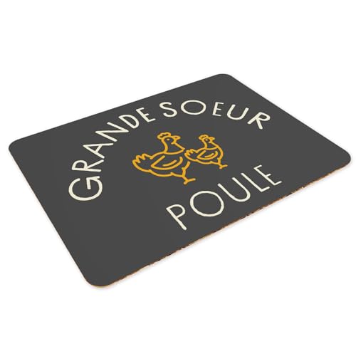 Sets de table en liège noir design haut de gamme grand format - 3