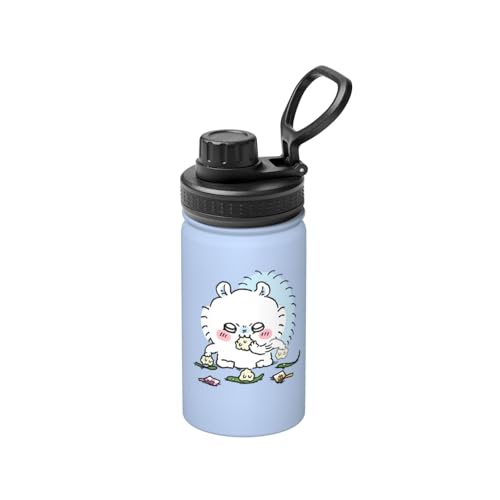 ステンレスカップ ちいかわ モモンガ コーヒーカップ 大容量 保温 保冷 直飲み 真空断熱 蓋付き 水筒 マグボトル かわいい キャラクター 車載 持ち運びやすい ビール 家庭用 車用 オフィス プレゼント 350ml