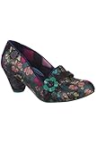Leder: Nein Irregular Choice Damen Highland Haven Pumps, blau, Blumenmuster, 42 EU