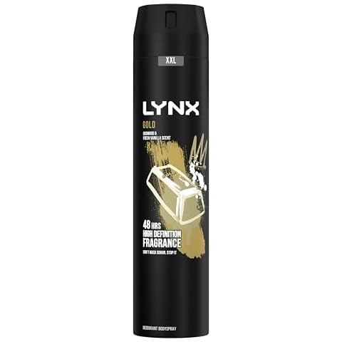 Lynx XXL Gold Deodorant with 48 Hour Protection Cover