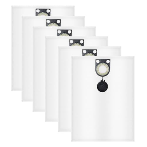 Vunanvu 15 Stück Staubsaugerbeutel für Bosch GAS 25, 50 VPE SFC Kompatibel mit Bosch GAS 25 L SFC Professional Vlies Staubbeutel Filterbeutel Hochreißfeste Mehrschicht Beutel Ersatzteile 2605411167