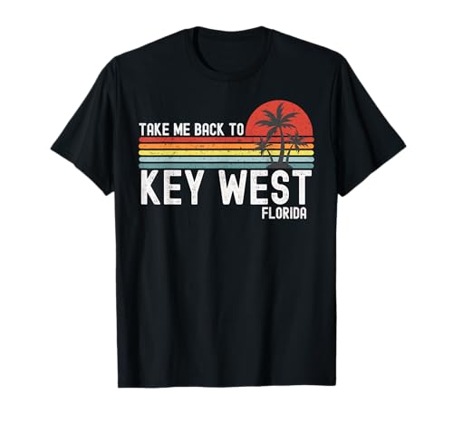 Llévame de vuelta a Key West Florida - Vintage Vacation Camiseta