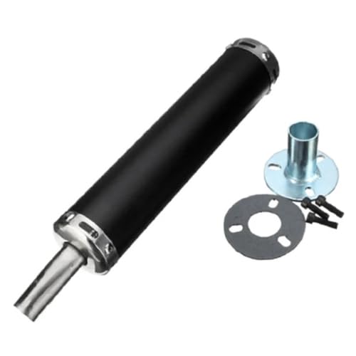 Tuyau d'échappement moto 60x280mm silencieux pour moteur 2 temps 50-250CC