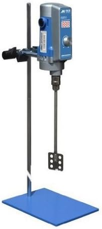 Gowe Digital Display Electric Lab Mixer Lab Mixing AM200S-H 30L 50-1800rpm with a 110-220V transformer and 4 teflon stirrings