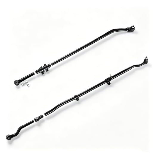 AngyMeck Steering Linkage Drag Link Tie Rod Kit for 07-17 Jeep Wrangler